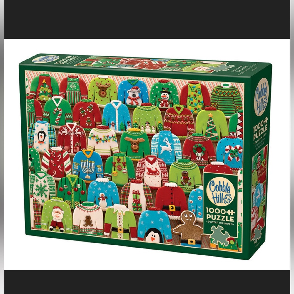 Cobble Hill Ugly Xmas Sweater Puzzle 1000 pc
